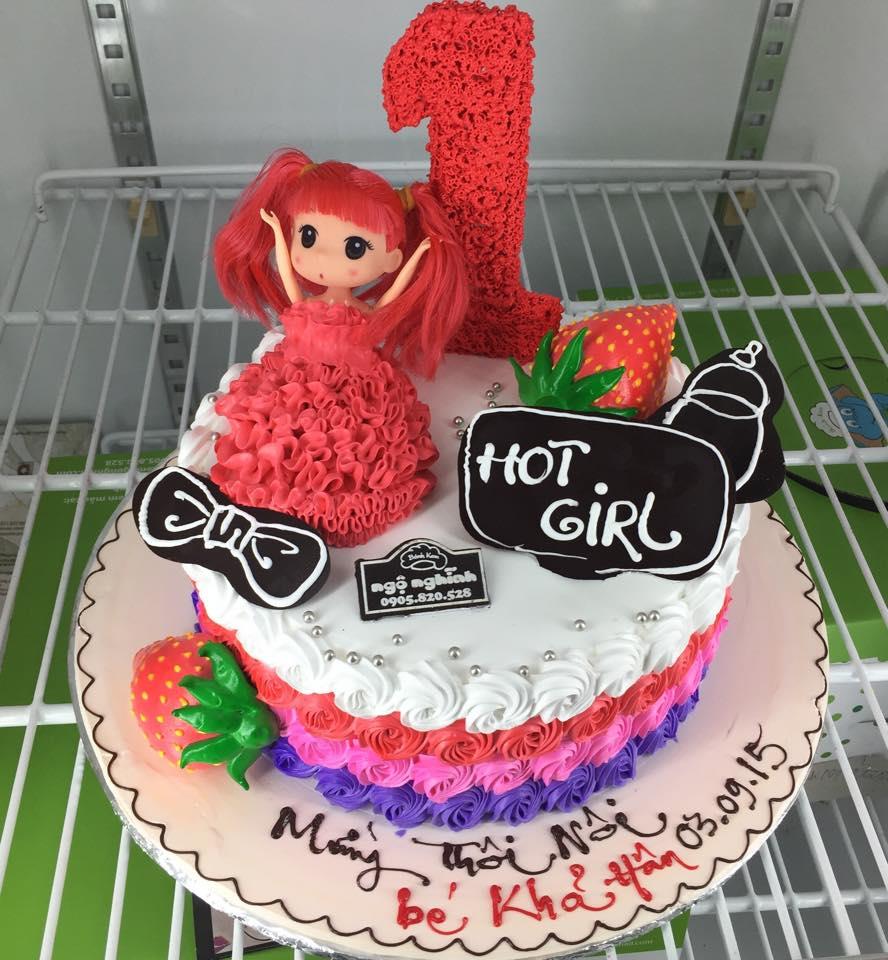 Mẫu bánh sinh nhật đẹp và hoa đáng yêu cho bé gái - Hoa Sinh Nhật 24h